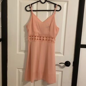 Baby pink dress